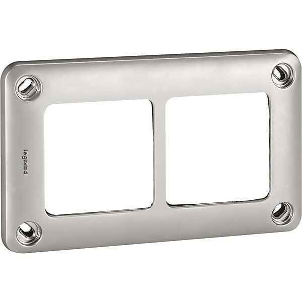 legrand Rahmen 2-fach waagerecht/senkrecht Legrand 077852